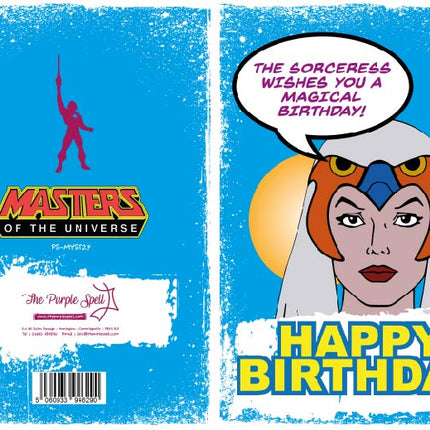 Sorceress He-Man Birthday Card | Retro Birthday Card | Master of the Universe |