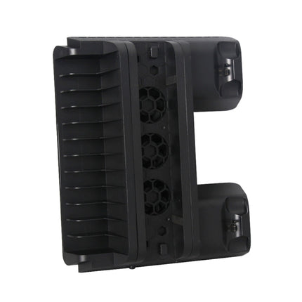 DOBE TP4-882 3 in 1 Game Console Cooling Fan + Game Storage Slots + Game Controller Charging Dock for Sony PS4 / PS4 Pro / PS4 Slim, For PS4 / PS4 Pro / PS4 Slim