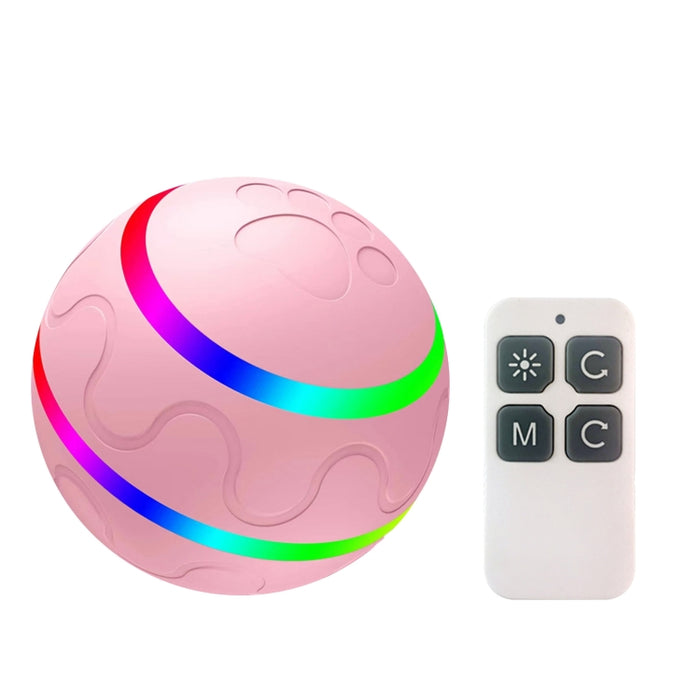 O1 Intelligent Remote Control Pet Toy Dog Training Luminous Ball, Remote Control, 8cm Remote Control