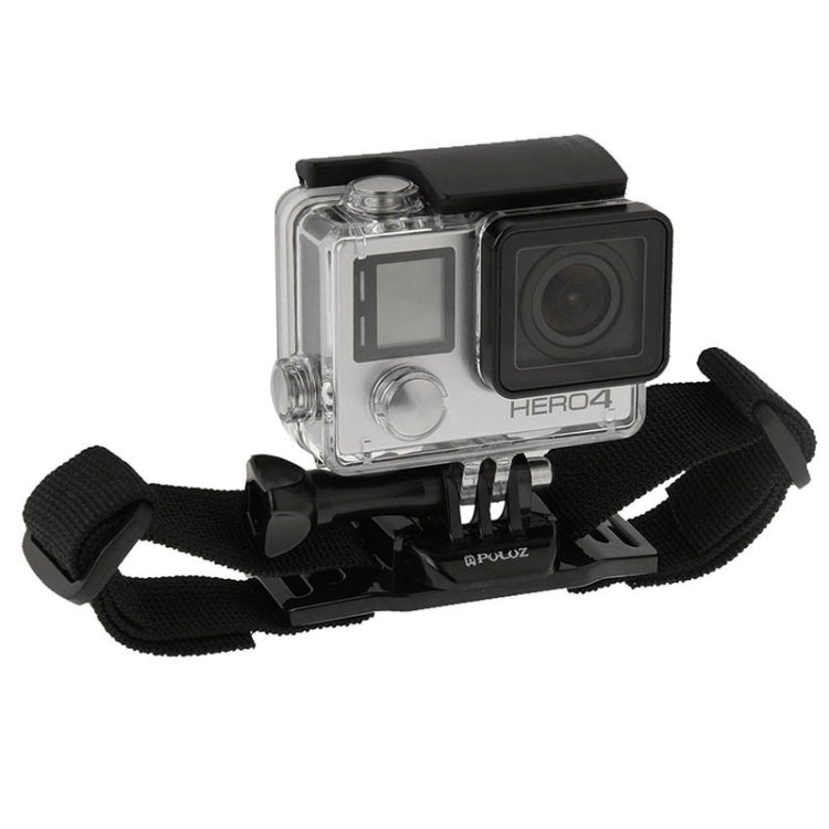 PULUZ Adjustable Helmet Strap Mount for GoPro, Insta360, DJI and Other Action Cameras