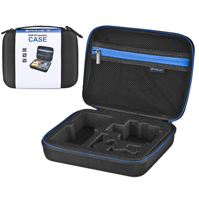 PULUZ Waterproof Carrying and Travel Case for for GoPro, Insta360, DJI and Other Action Cameras Accessories, Medium Size: 23cm x 17cm x 7cm, For GoPro, Size: 23cm x 17cm x 7cm