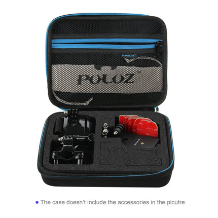 PULUZ Waterproof Carrying and Travel Case for for GoPro, Insta360, DJI and Other Action Cameras Accessories, Medium Size: 23cm x 17cm x 7cm, For GoPro, Size: 23cm x 17cm x 7cm