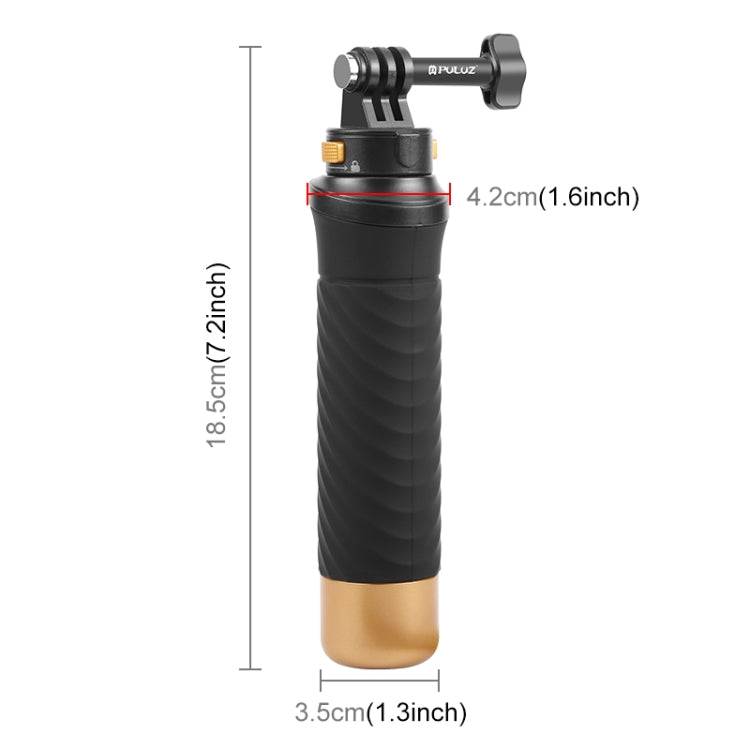 PULUZ Magnetic Quick Release Floating Handle Hand Grip