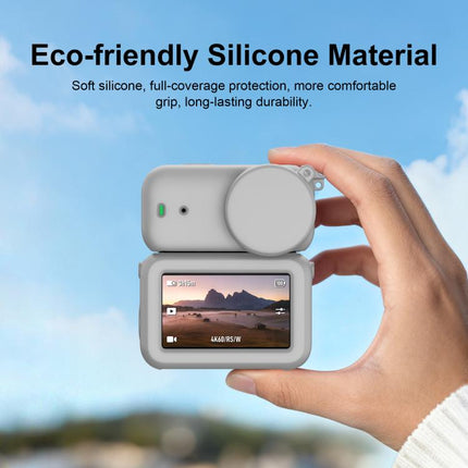 For DJI Osmo Nano Transmission Module & Lens & Body 3 in 1 Silicone Protective Cover, For DJI Osmo Nano