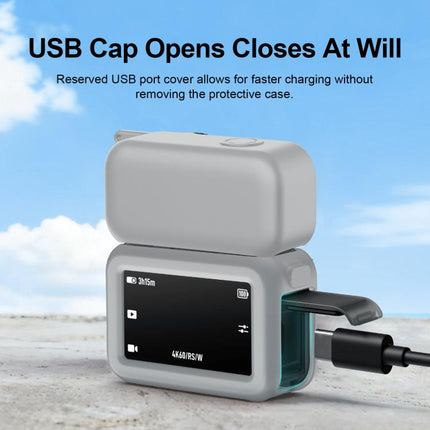 For DJI Osmo Nano Transmission Module & Lens & Body 3 in 1 Silicone Protective Cover, For DJI Osmo Nano