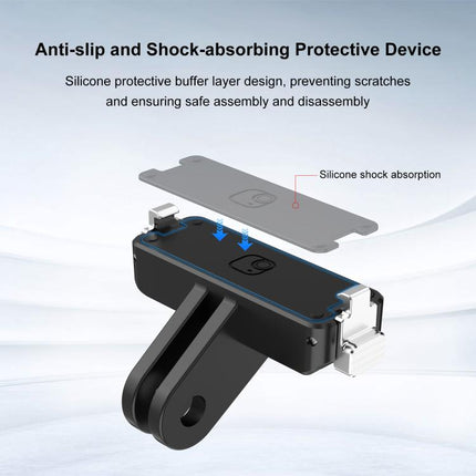 For Insta360 GO  UItra PULUZ Plastic Magnetic Quick Release Base Mount, Quick Release Base