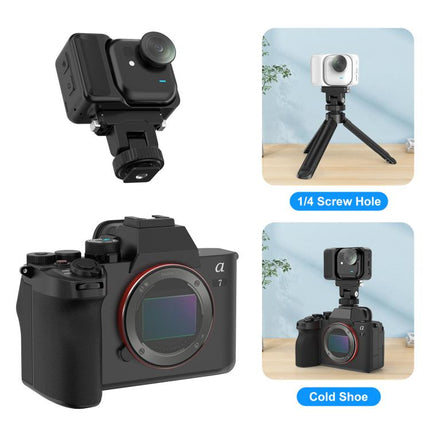 For Insta360 GO  UItra PULUZ Plastic Gimbal Magnetic Quick Release Base Mount, Gimbal Quick Release Base