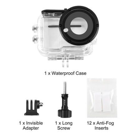 For Insta360 GO Ultra PULUZ 50m Waterproof Case Camera Dive Housing Cover, For Insta360 GO Ultra