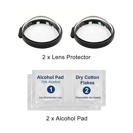 For GoPro MAX2 PULUZ Optical Tempered Glass Lens Guard Protective Cover, Glass Lens Guard