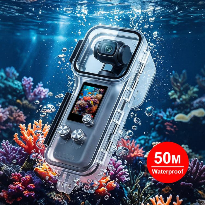 DJI Osmo Pocket 4 Waterproof Case 50m – PULUZ Diving Housing