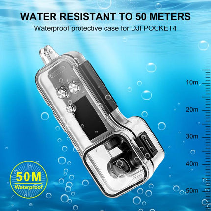 DJI Osmo Pocket 4 Waterproof Case 50m – PULUZ Diving Housing