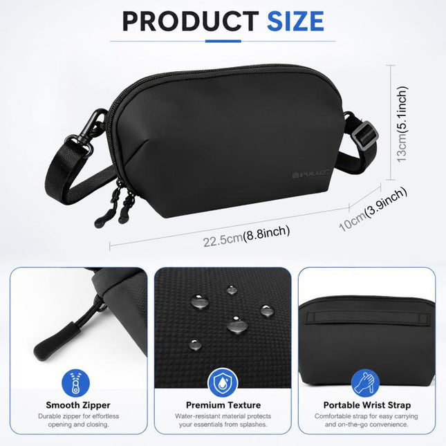 For DJI Osmo Pocket 4 / 3 PULUZ Multifunctional Carrying Storage Handbag Data Camera Digital Bag with Shoulder Strap