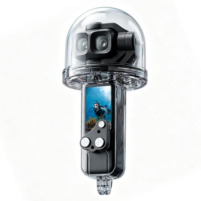 For DJI Osmo Pocket 4P PULUZ 50m Underwater Waterproof Housing Diving Cover, For DJI Osmo Pocket 4P