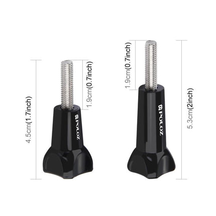 PULUZ Plastic Thumb Knob Standard Long Screw + Short ScrewGoPro, Insta360, DJI and Other Action Cameras