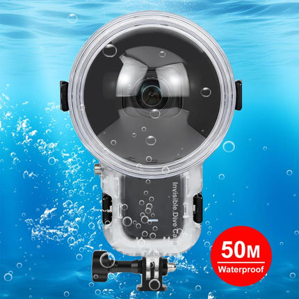 For Insta360 X5 PULUZ Pro-Level 50m Waterproof Sealed Diving Case