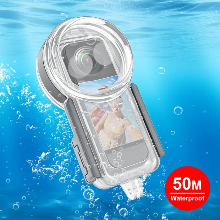 Insta360 X5 Waterproof Diving Case 50m – PULUZ Underwater Housing