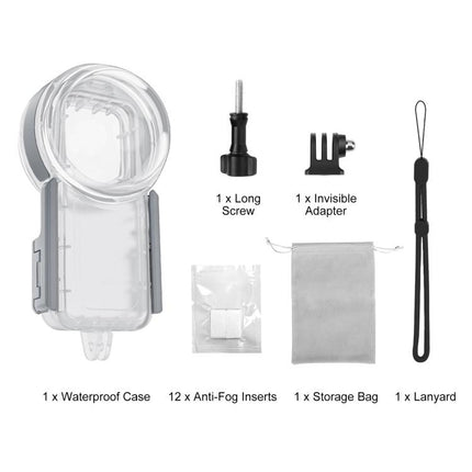 For Insta360 X5 PULUZ 50m Waterproof Sealed Diving Case, Youth Edition, Waterproof Diving Case, Youth Edition