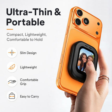 PULUZ Magnetic Phone Vlog Selfie Monitor Screen