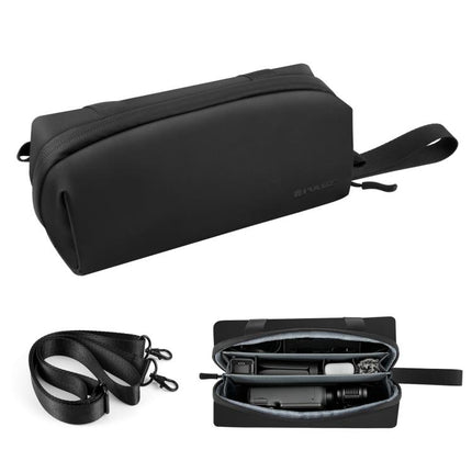 PULUZ Gimbal Camera Carrying Bag Crossbody Protective Multi-compartment Bag for DJI Osmo Pocket 4P / 4 / 3, Xtra Muse / Muse 2 Pro, Insta360 Luna Ultra / X5 / X4 / X3, Multi-compartment Bag