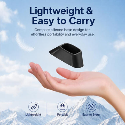 For Insta360 Luna Ultra PULUZ Silicone Dock Desktop Adhesive Base Bracket, For Insta360 Luna Ultra