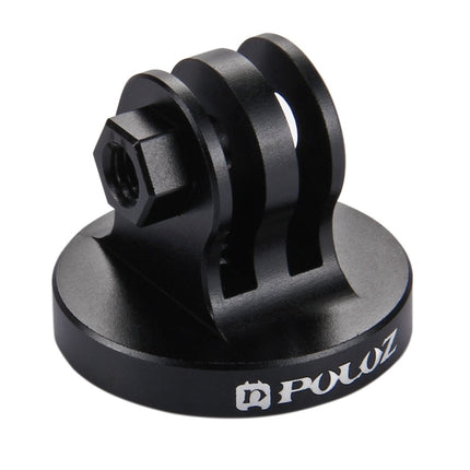 PULUZ 1/4 inch Screw Hole Tripod Mount CNC Adapter for GoPro, Insta360, DJI and Other Action Cameras