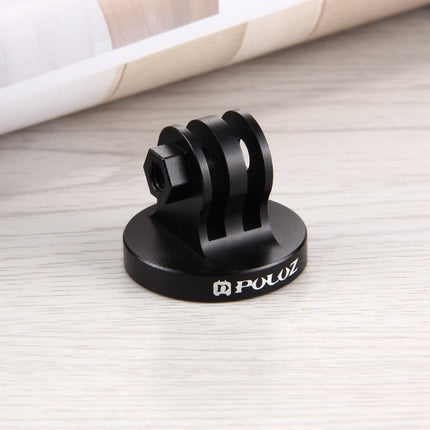 PULUZ 1/4 inch Screw Hole Tripod Mount CNC Adapter for GoPro, Insta360, DJI and Other Action Cameras