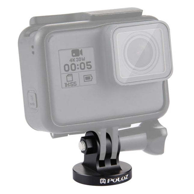 PULUZ 1/4 inch Screw Hole Tripod Mount CNC Adapter for GoPro, Insta360, DJI and Other Action Cameras