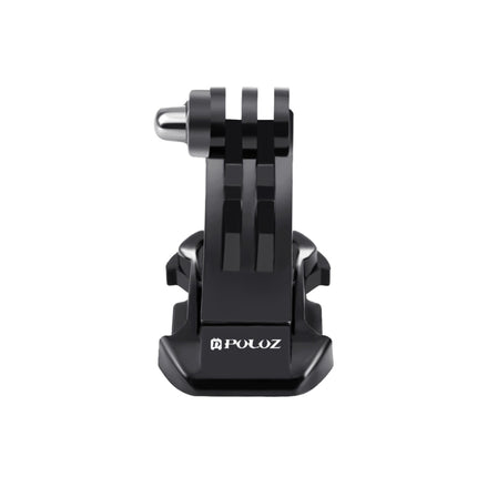 PULUZ Black Vertical Surface J-Hook Buckle Mount for PULUZ Action Sports Cameras Jaws Flex Clamp Mount for GoPro, Insta360, DJI and Other Action Cameras, J-Hook Mount