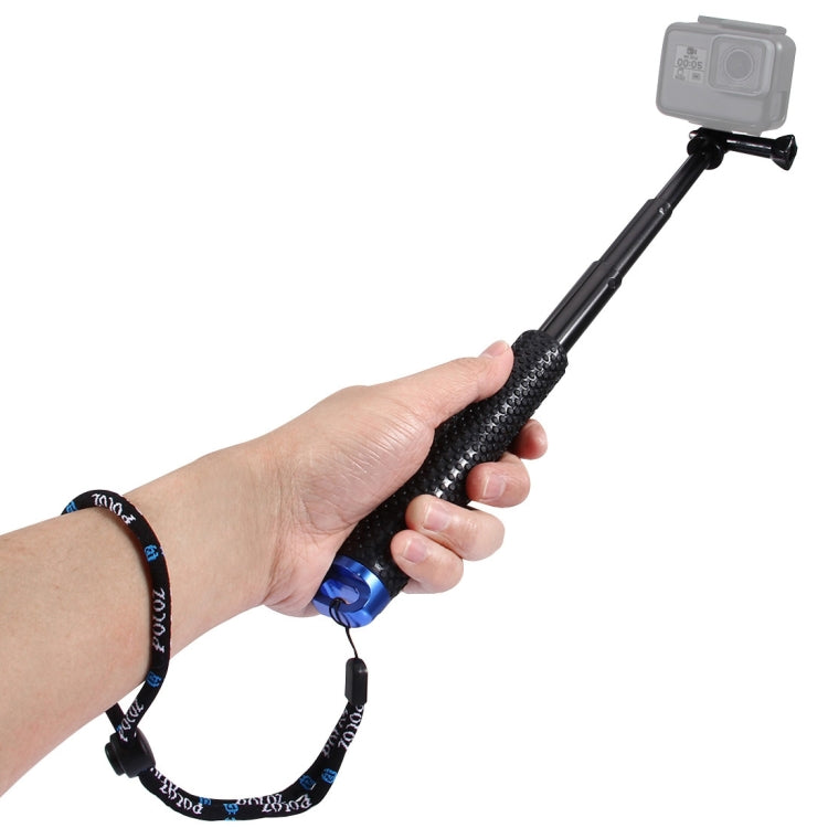 PULUZ Handheld Extendable Pole Monopod for GoPro, Insta360, DJI and Other Action Cameras, Length: 19-49cm