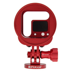 PULUZ Housing Shell CNC Aluminum Alloy Protective Cage Kit with Metal Wrench & Lens Cap & Screw & Tripod Adapter for GoPro HERO5 Session /HERO4 Session /HERO Session, For HERO4 Session