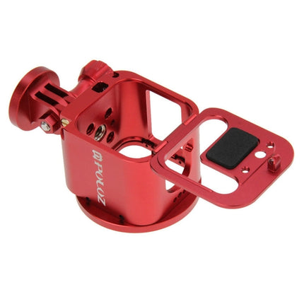 PULUZ Housing Shell CNC Aluminum Alloy Protective Cage Kit with Metal Wrench & Lens Cap & Screw & Tripod Adapter for GoPro HERO5 Session /HERO4 Session /HERO Session, For HERO4 Session