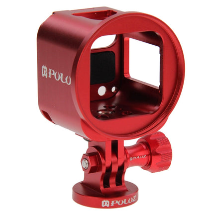 PULUZ Housing Shell CNC Aluminum Alloy Protective Cage Kit with Metal Wrench & Lens Cap & Screw & Tripod Adapter for GoPro HERO5 Session /HERO4 Session /HERO Session, For HERO4 Session