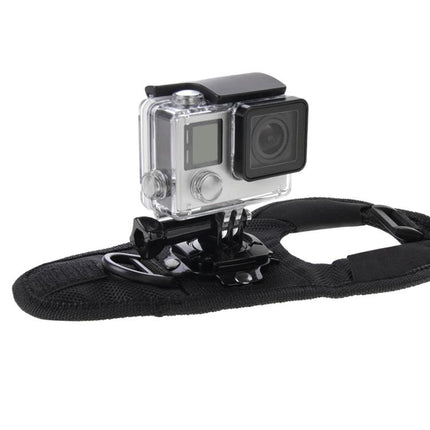 PULUZ 360 Degree Rotation Glove Style Palm Strap Mount Band for GoPro, Insta360, DJI and Other Action Cameras, Glove Palm Strap