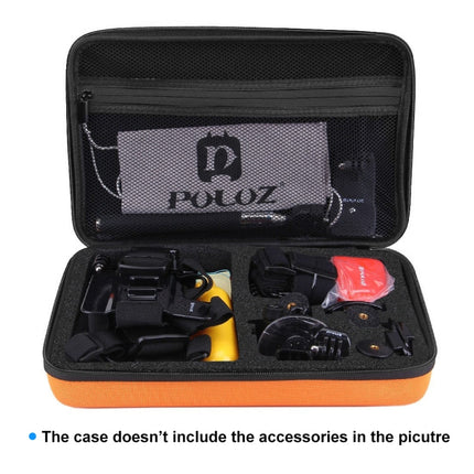 PULUZ Waterproof Carrying and Travel Case for for GoPro, Insta360, DJI and Other Action Cameras Accessories, Large Size: 32cm x 22cm x 7cm