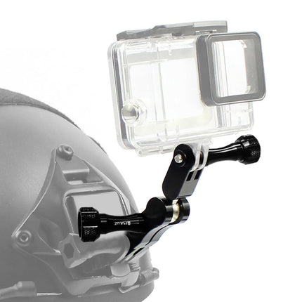 PULUZ CNC Aluminum Ball Joint Mount with 2 Long Screws for GoPro, Insta360, DJI and Other Action Cameras, CN Stock