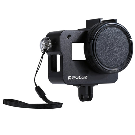 PULUZ Housing Shell CNC Aluminum Alloy Protective Cage with Insurance Frame & 52mm UV Lens for GoPro HERO(2018) /7 Black /6 /5, For HERO6 /5 Pull Frame UK Stock, For HERO6 /5 Pull Frame US Stock, For HERO6 /5 Pull Frame AE Stock, For HERO6 /5 Pull Fram...