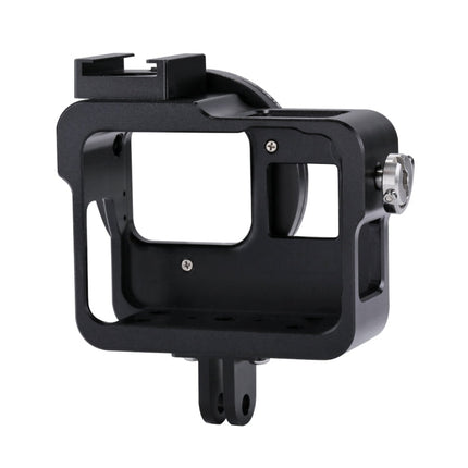 PULUZ Housing Shell CNC Aluminum Alloy Protective Cage with 52mm UV Lens for GoPro HERO(2018) /7 Black /6 /5, For HERO6 /5 No Frame, For HERO5/6 No Frame