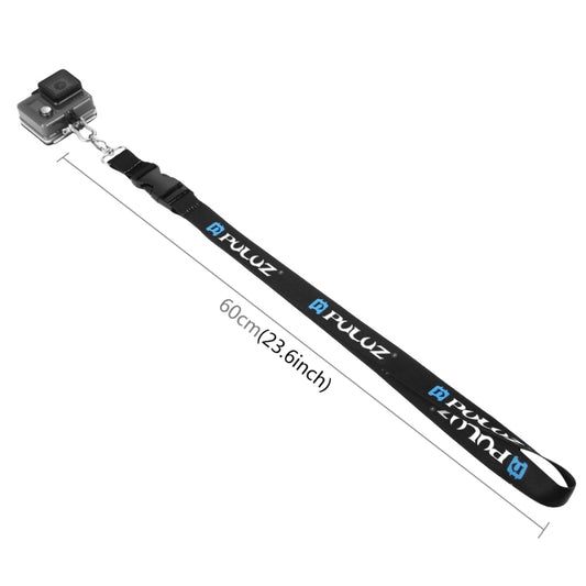 PULUZ 60cm Detachable Long Neck Strap Lanyard SlingGoPro, Insta360, DJI and Other Action Cameras, 60cm Neck Strap