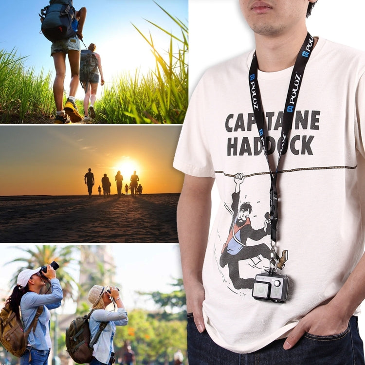 PULUZ 60cm Detachable Long Neck Strap Lanyard SlingGoPro, Insta360, DJI and Other Action Cameras