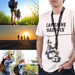 PULUZ 60cm Detachable Long Neck Strap Lanyard SlingGoPro, Insta360, DJI and Other Action Cameras, 60cm Neck Strap