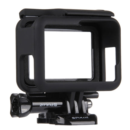 PULUZ ABS Plastic Housing Shell Frame Mount Protective Case Cage with Pedestal and Long Screw for GoPro HERO(2018) /7 Black /6 /5, For GoPro HERO6 /5
