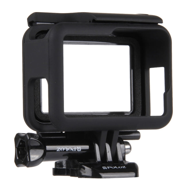 PULUZ ABS Plastic Housing Shell Frame Mount Protective Case Cage with Pedestal and Long Screw for GoPro HERO(2018) /7 Black /6 /5, For GoPro HERO6 /5