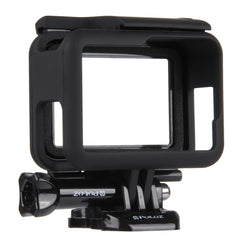 PULUZ ABS Plastic Housing Shell Frame Mount Protective Case Cage with Pedestal and Long Screw for GoPro HERO(2018) /7 Black /6 /5, For GoPro HERO6 /5