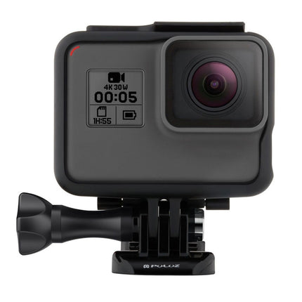 PULUZ ABS Plastic Housing Shell Frame Mount Protective Case Cage with Pedestal and Long Screw for GoPro HERO(2018) /7 Black /6 /5, For GoPro HERO6 /5