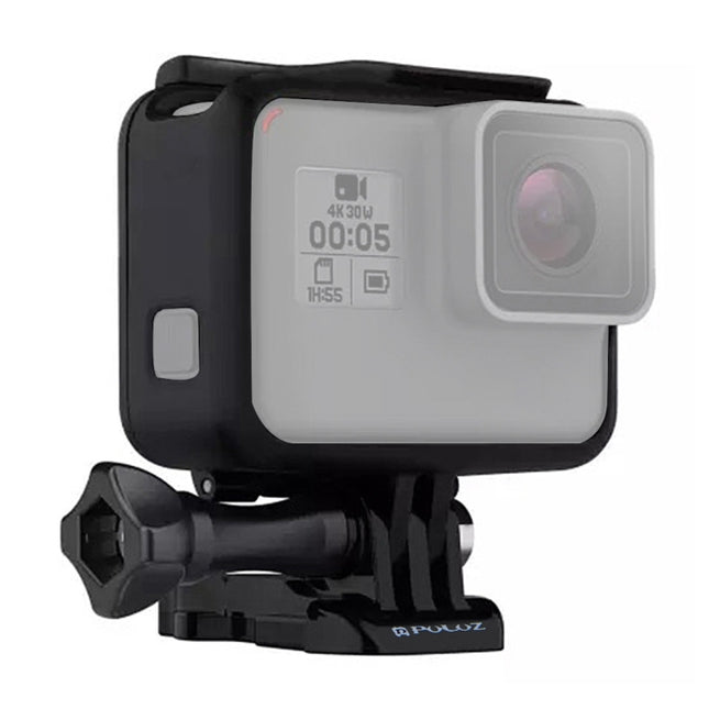 PULUZ ABS Plastic Housing Shell Frame Mount Protective Case Cage with Pedestal and Long Screw for GoPro HERO(2018) /7 Black /6 /5, For GoPro HERO6 /5