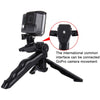 PULUZ Grip Folding Tripod Mount with Adapter & Screws for GoPro, Insta360, DJI and Other Action Cameras, Load Max: 2kg, Load Max: 2kg