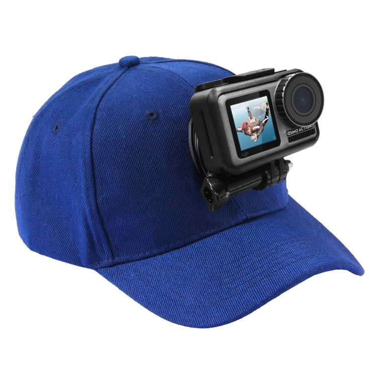 PULUZ Baseball Hat with J-Hook Buckle Mount & Screw for GoPro, DJI OSMO Action and Other Action Cameras