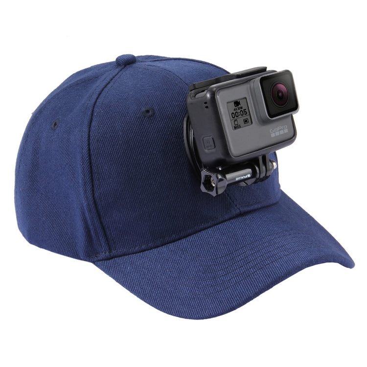 PULUZ Baseball Hat with J-Hook Buckle Mount & Screw for GoPro, DJI OSMO Action and Other Action Cameras, Baseball Hat Black Color, Baseball Hat Red Color, Baseball Hat Dark Blue Color, Baseball Hat Black (US Stock), Baseball Hat Red (US Stock)