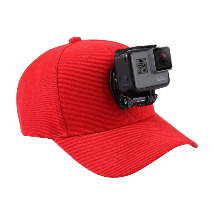 PULUZ Baseball Hat with J-Hook Buckle Mount & Screw for GoPro, DJI OSMO Action and Other Action Cameras, Baseball Hat Black Color, Baseball Hat Red Color, Baseball Hat Dark Blue Color, Baseball Hat Black (US Stock), Baseball Hat Red (US Stock)