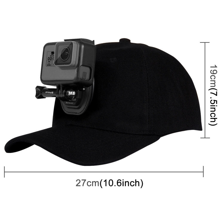 PULUZ Baseball Hat with J-Hook Buckle Mount & Screw for GoPro, DJI OSMO Action and Other Action Cameras, Baseball Hat Black Color, Baseball Hat Red Color, Baseball Hat Dark Blue Color, Baseball Hat Black (US Stock), Baseball Hat Red (US Stock)